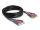 Delock RCA RGB bővítő kábel 3 db. apa - 3 db. anya, 3 m (DL-85370)