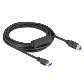   Delock Átalakító, M.2 aljzat B+M nyílással, csatlakozódugó - 2 x USB 5 Gbps A-típusú hüvely 50 cm hosszú kábellel (DL-85379)