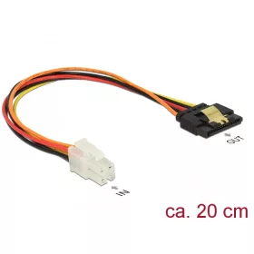 Delock P4 kábel apa > SATA 15 tus anya 20 cm (DL-85519)