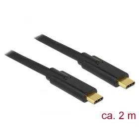   Delock USB 3.1 Gen 1 (5 Gbps) kábel Type-C a Type-C 2 m 5 A E-Marker (DL-85527)