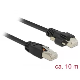   Delock 10 m-es RJ45 dugó > RJ45 dugó csavarokkal csatlakozós Cat.6 SSTP kábel (DL-85672)