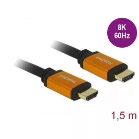   Delock Ultra nagy sebességu HDMI kábel 48 Gbps 8K 60 Hz 1,5 m (DL-85728)
