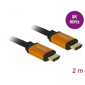   Delock Ultra nagy sebességu HDMI kábel 48 Gbps 8K 60 Hz 2 m (DL-85729)