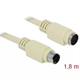 Delock PS/2 hosszabbító kábel 1,8 m (DL-85805)