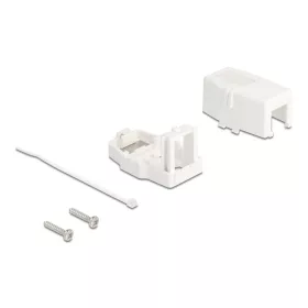   Delock Keystone Felületre Épített Doboz 1 Port mágneses gombbal, fehér színű (DL-85841)