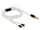 Delock Audio kábel 4,4 mm 5 tűs sztereo jack apa - 2 x MMCX apa 1,20 m (DL-85846)