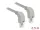 Delock Hálózati kábel RJ45 Cat.6A S/FTP lefelé néző / lefelé néző 0,5 m (DL-85876)