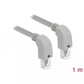   Delock Hálózati kábel RJ45 Cat.6A S/FTP lefelé néző / lefelé néző 1 m (DL-85877)