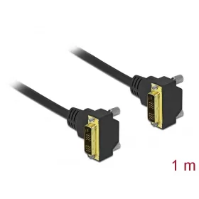   Delock DVI kábel 18+1 apa hajlított - 18+1 apa hajlított 1 m (DL-85905)