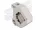 Delock DIN sín adapter Keystone modullal RJ45 anya Cat.6A LSA (DL-86014)