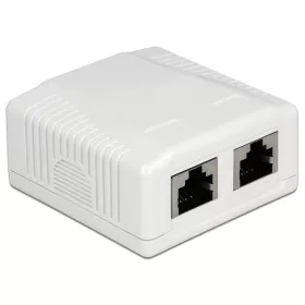 Delock Hálózati fali aljzat, 2 port, Cat.6A LSA (DL-86197)