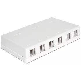 Delock Keystone falra szerelhető doboz, 6 port (DL-86227)
