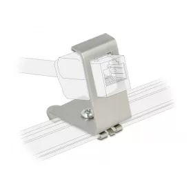 Delock Keystone fém szerelő 1 port DIN sínhez (DL-86259)