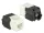 Delock Keystone modul RJ45 csatlakozó > LSA Cat.6A UTP fehér (DL-86266)