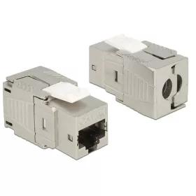   Delock Keystone modul, RJ45-aljzat Cat.6A szerszám nélkül szerelhető (DL-86288)