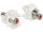 Delock Keystone modul RCA anya > RCA anya, piros (DL-86305)