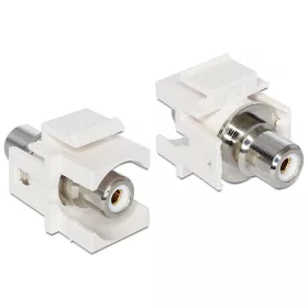   Delock Keystone modul RCA anya > RCA anya, fehér (DL-86307)