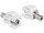 Delock Keystone modul sztereó jack 3.5 mm anya > sztereó jack 3.5 mm anya (DL-86322)