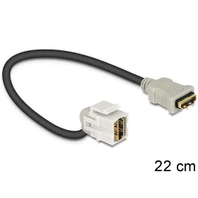   Delock Keystone modul HDMI anya > HDMI anya 110  kábellel (DL-86326)