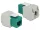 Delock Keystone modul zöld színű RJ45 aljzat - LSA CAT.6 UTP csatlakozókkal (DL-86349)
