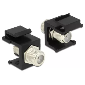 Delock Keystone modul F anya > F anya, fekete (DL-86350)