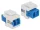 Delock Keystone modul LC Duplex anya > LC Duplex anya single-mode (DL-86357)