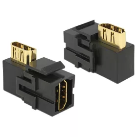   Delock Keystone modul HDMI anya > HDMI anya 90 -os szögben fekete (DL-86358)