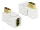 Delock Keystone modul HDMI anya > HDMI anya 90 -os szögben fehér (DL-86359)