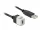 Delock Keystone modul, USB 2.0 C-csatlakozóhüvely > USB 2.0 A-csatlakozódugó, kábellel (DL-86382)