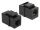 Delock Keystone modul RJ12 anya > RJ12 anya Cat.3 fekete (DL-86390)