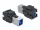 Delock Keystone modul, USB 3.0 A-csatlakozóhüvely > USB 3.0 B-csatlakozóhüvely, fekete (DL-86395)