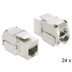   DELOCK Keystone modul RJ45 jack > LSA CAT.6A, 24 darabos (DL-86405)