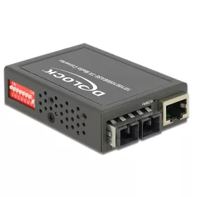   DELOCK Média konverter 1000Base-LX SC SM 1310 NM 10 Km, kompakt (DL-86441)