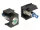 Delock Keystone 6 V-os, lapos, LED zöld, fekete (DL-86463)