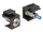 Delock Keystone 6 V-os, lapos, LED piros, fekete (DL-86464)
