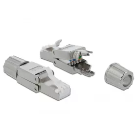   Delock RJ45 dugó Cat.6A STP szerszám nélkül szerelhető (DL-86477)