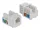 Delock Keystone modul, RJ12-aljzat > LSA Cat.3 UTP, fehér (DL-86498)