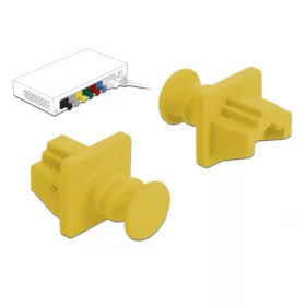 Delock Porvédő az RJ45 hüvely, 10 darab sárga (DL-86511)