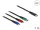 Delock 1 m hosszú, USB töltő kábel 3 az 1 USB Type-C  apa Lightning -, Micro USB- és USB Type-C  csatlakozáshoz (DL-86596)
