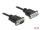 Delock Sub-D9-es, RS-232 soros kábel, apa-anya, 3 m (DL-86603)