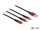 Delock 30 cm hosszú, USB töltő kábel 3 az 1 A-típusú apa Lightning -, es 2 x USB Type-C  csatlakozás (DL-86708)