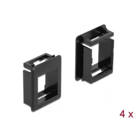   Delock Keystone modultartó tokokhoz (4 db) fekete (DL-86761)