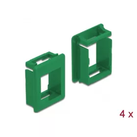 Delock Keystone modultartó tokokhoz (4 db) zöld (DL-86763)