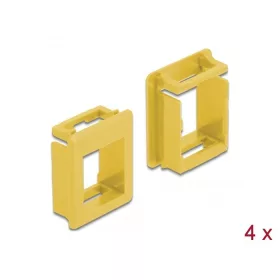   Delock Keystone modultartó tokokhoz (4 db) sárga (DL-86765)