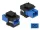Delock Keystone modul SC Simplex aljzat - SC Simplex aljzat kék / fekete (DL-86812)