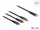 Delock 30 cm hosszú, USB töltő kábel 3 az 1 USB Type-C  apa Lightning -, Micro USB- és USB Type-C  csatlakozáshoz (DL-86820)