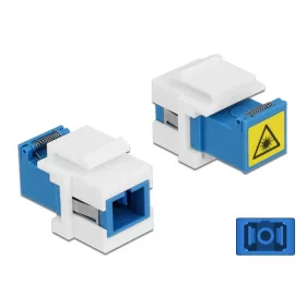   Delock Keystone modul SC Simplex aljzat - SC Simplex aljzat, lézeres védelemmel (DL-86832)