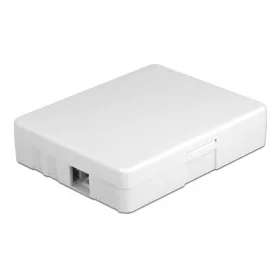   Delock Fehér száloptikai csatlakozódoboz falra szereléshez 2 db SC Simplex vagy LC Duplex-hez (DL-86842)