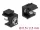 Delock Keystone modul, DC 5,5 x 2,5 mm-csatlakozóhüvely, fekete (DL-86850)