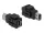 Delock Keystone modul, FireWire-csatlakozóhüvely > FireWire-csatlakozóhüvely, fekete (DL-86852)